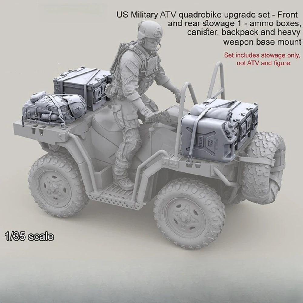 1/35 Modern US Army ATV, Resin Model Vehicle Kit, Unassembled and Unpainted
