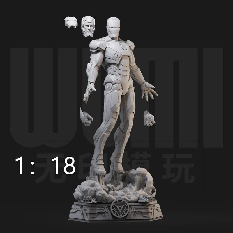1/24 Modern Armored Futuristic Soldier, Resin Model Figure Kit, Unassembled and Unpainted