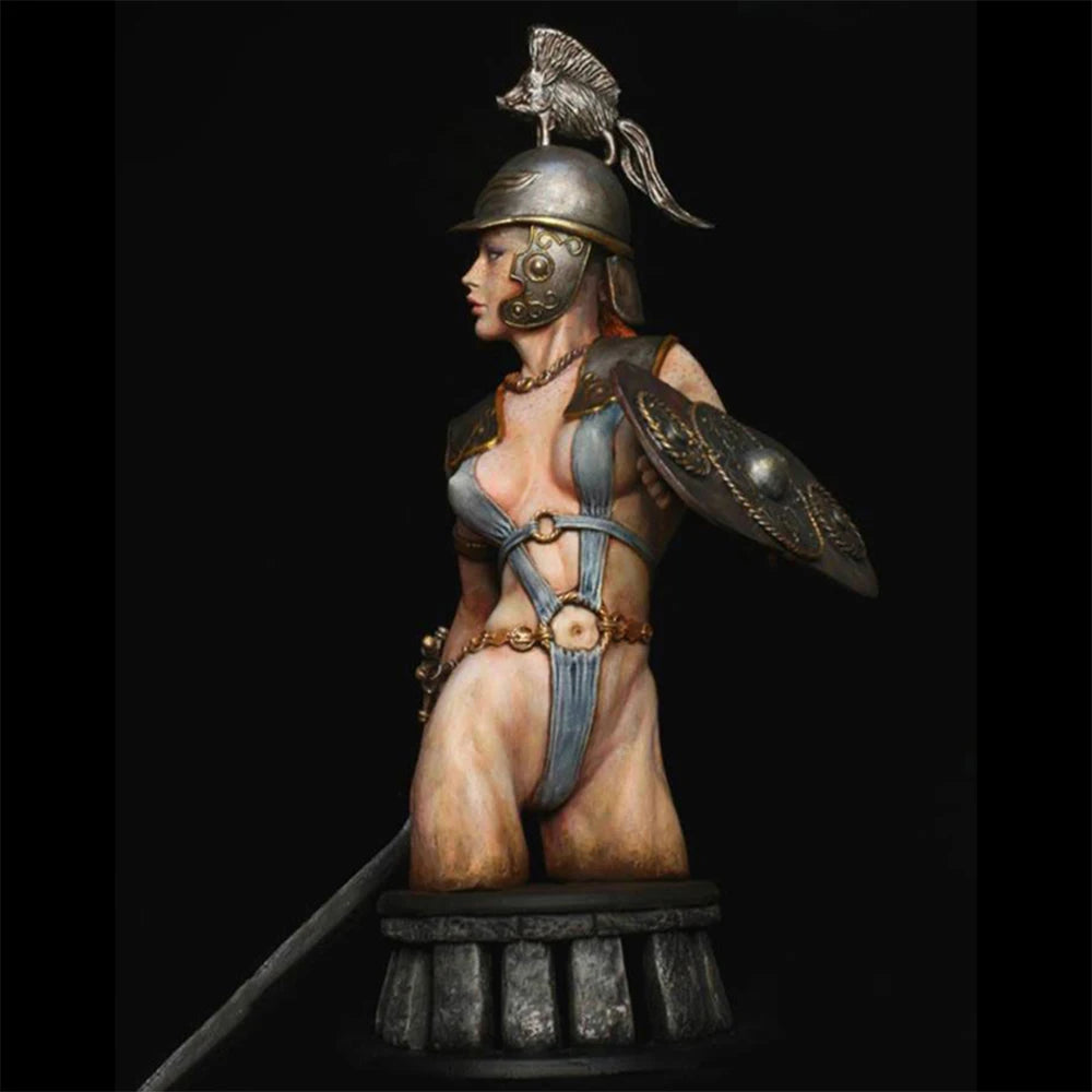 1/9 Female Fantasy Warrior, Resin Model Figure Kit, Fantasy Theme, Unassembled and Unpainted