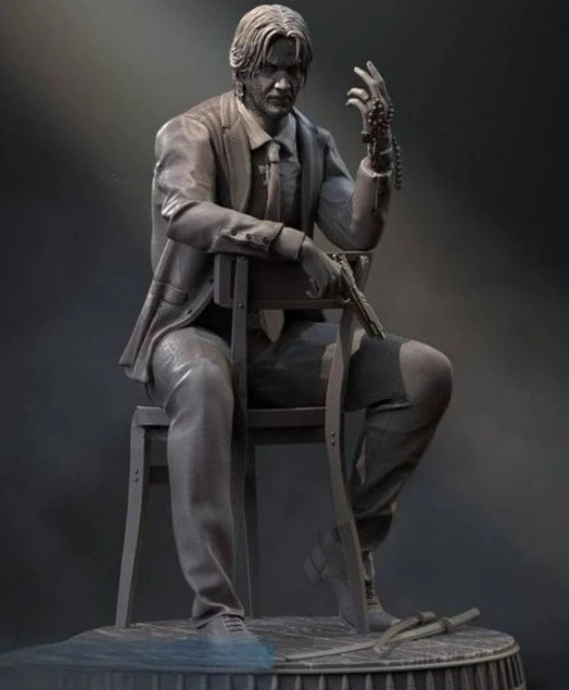 1/16 Modern John Wick Hitman, Resin Model Figure Kit, Unassembled and Unpainted