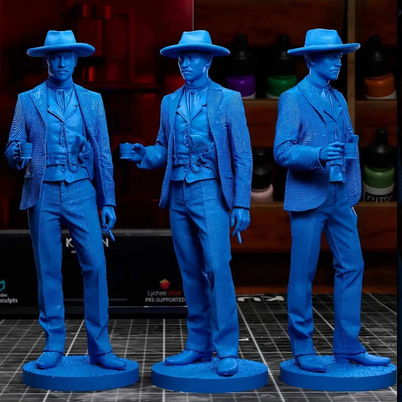 1/24 Doc Holliday Western Lawman, Resin Model Figure Kit, Historical Theme, Unassembled and Unpainted