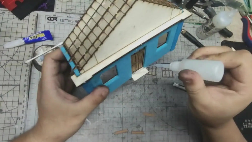 1/35 Eastern European Residential, Resin Model Diorama Kit, Historical Theme, Unassembled and Unpainted
