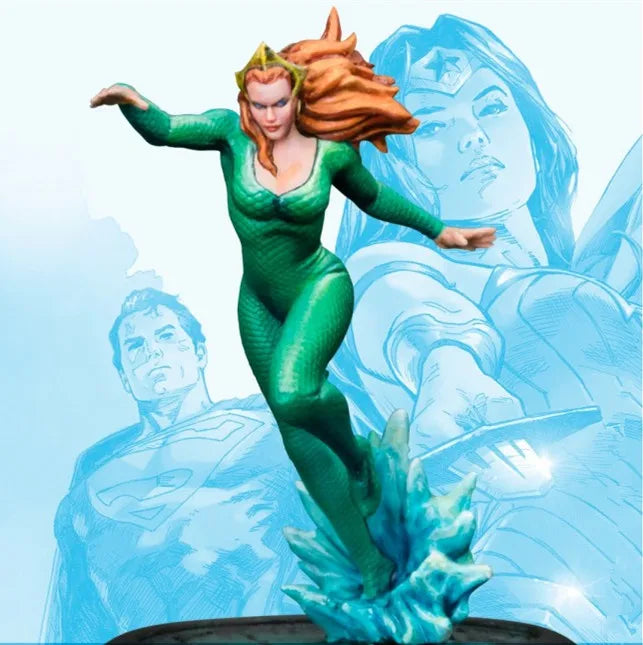 35mm Female Aquatic Warrior, 3 Figures, Resin Model Figure Kit, Fantasy Theme, Unassembled and Unpainted