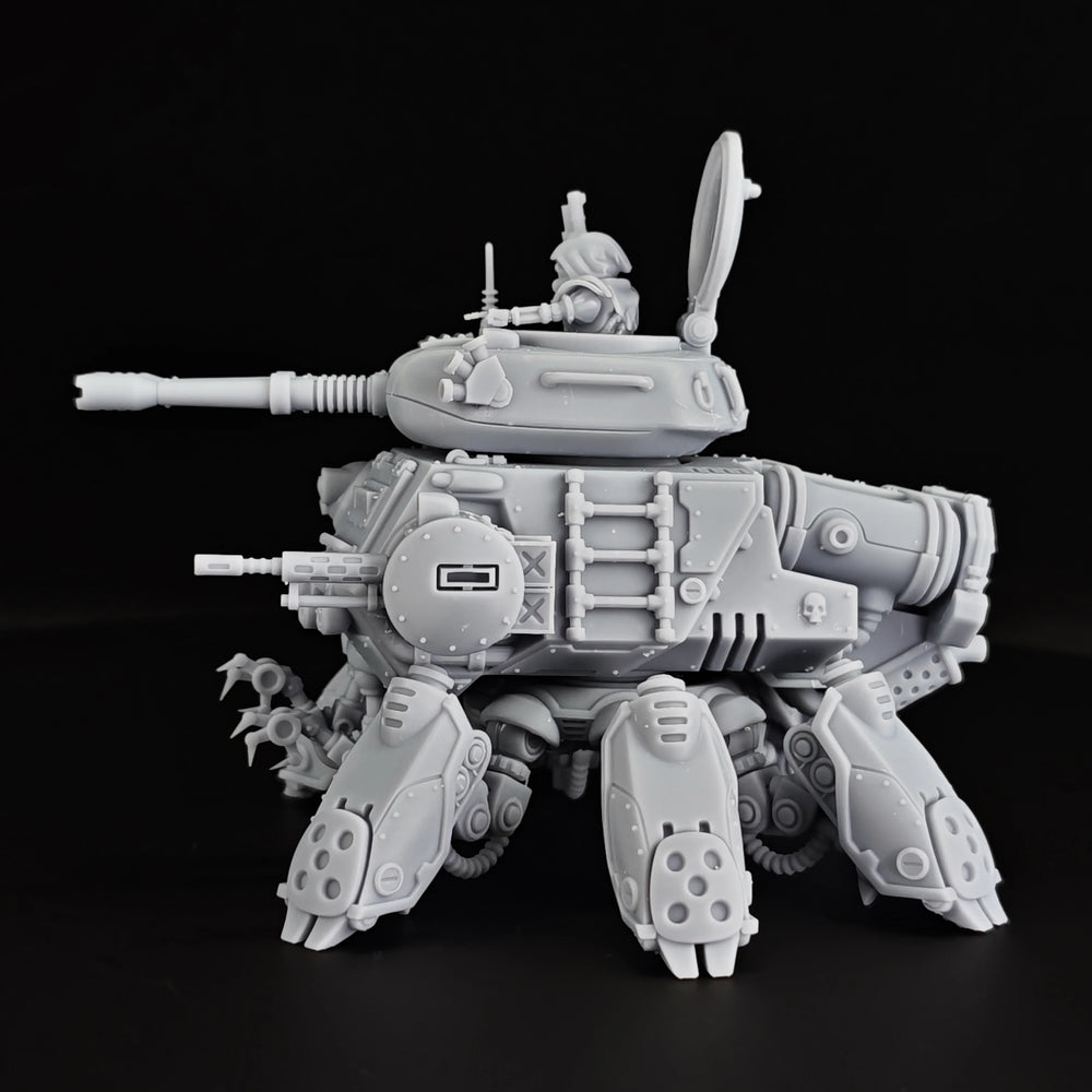 Scavenger Quadrupedal Tank, Resin Model Vehicle Kit, Sci-Fi Theme, Unassembled and Unpainted