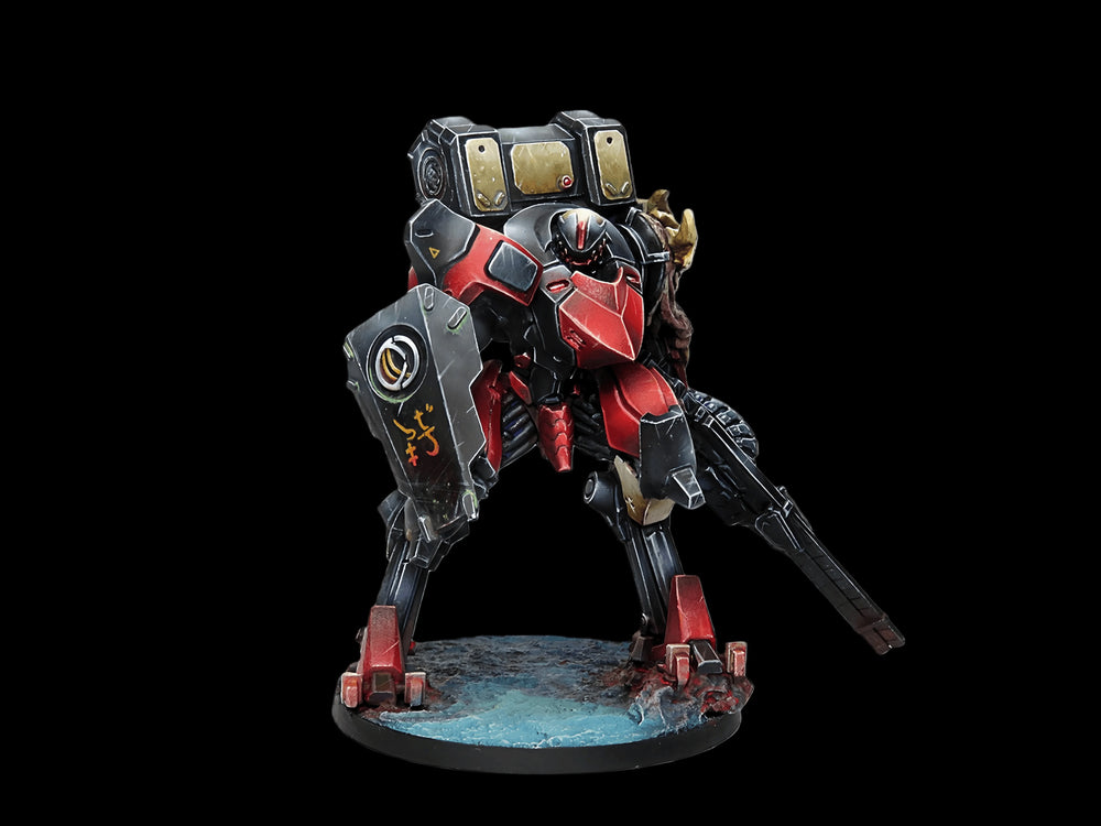 Raicho Armored Brigade Mecha, Resin Model Figure Kit, Sci-Fi Theme, Unassembled and Unpainted