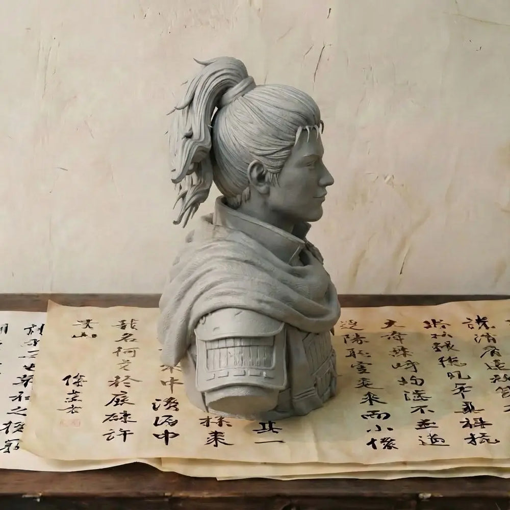 1/6 Ancient Zhao Yun, Resin Model Bust Kit, Unassembled and Unpainted