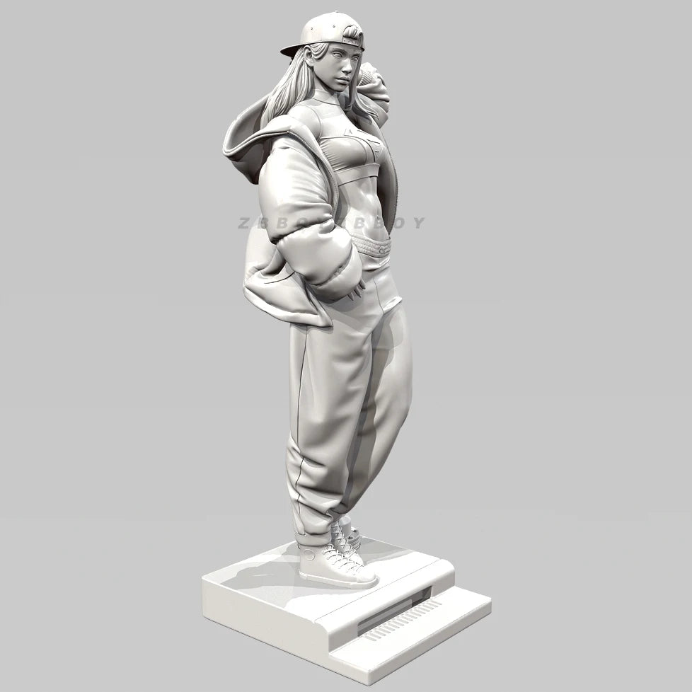 50mm Athletic Female, Resin Model Figure Kit, Unassembled and Unpainted