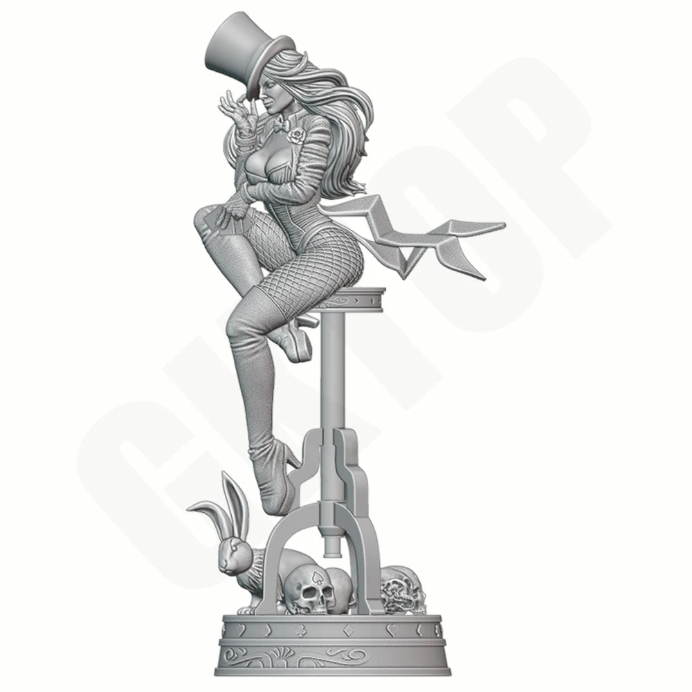 1/24 Cabaret Magician, Resin Model Figure Kit, Unassembled and Unpainted