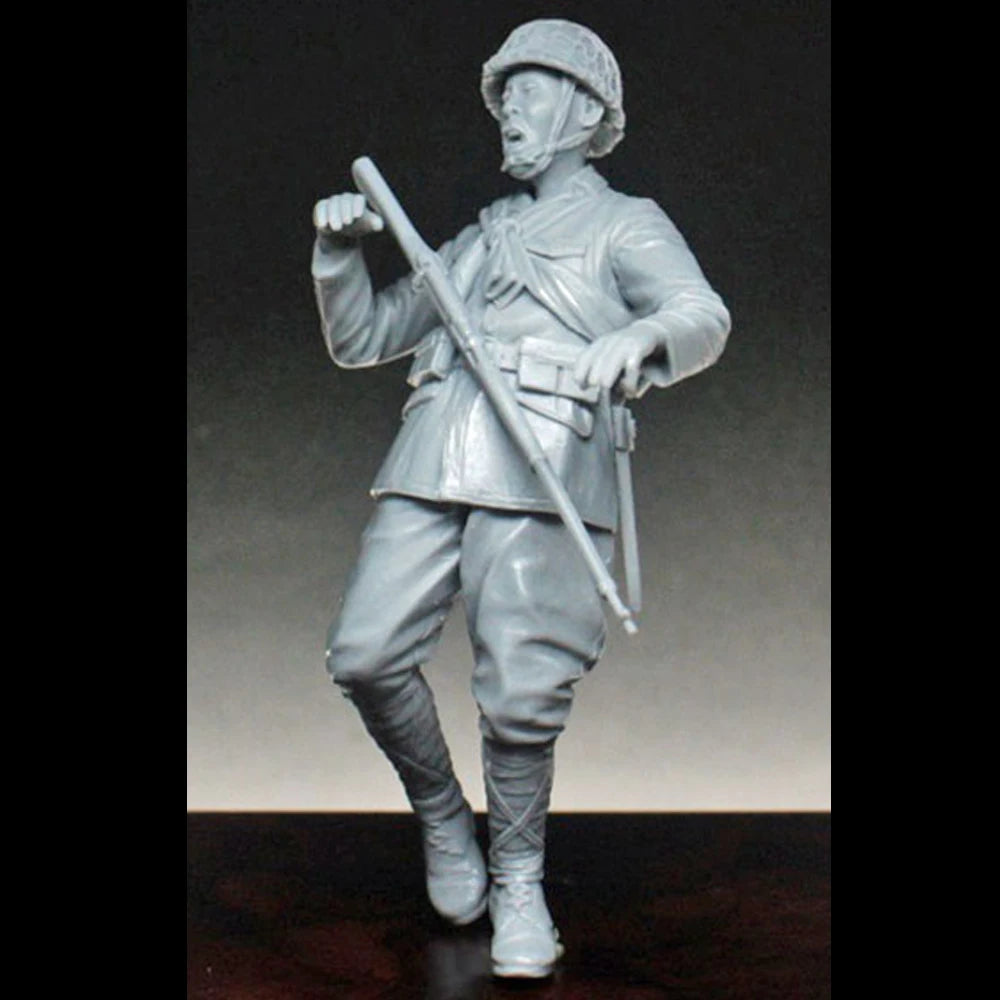 1/35 WWI Wounded Infantry Soldier, Resin Model Figure Kit, Unassembled and Unpainted