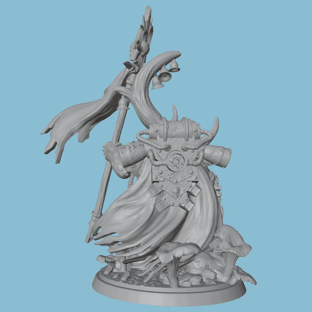 55mm Demonic Chaos Warriors, 5 Figures, Resin Model Figure Kit, Fantasy Theme, Unassembled and Unpainted