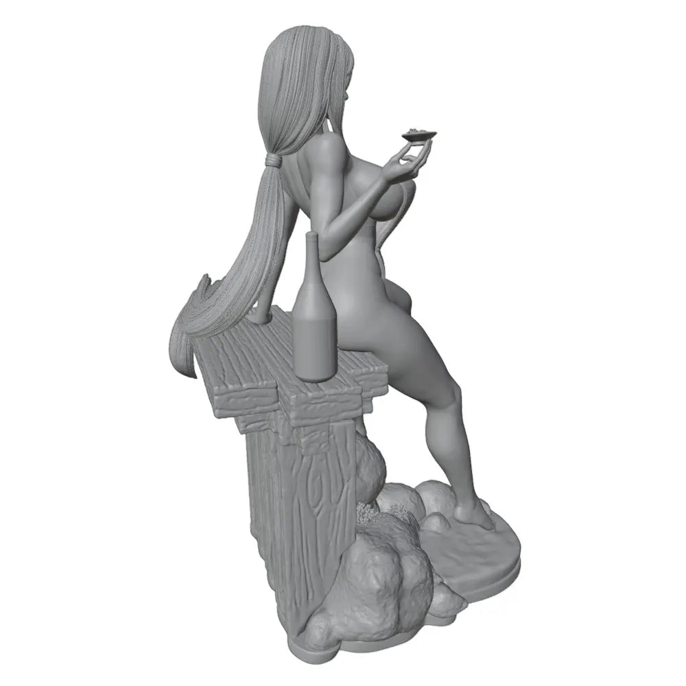Female, Resin Model Figure Kit, Unassembled and Unpainted