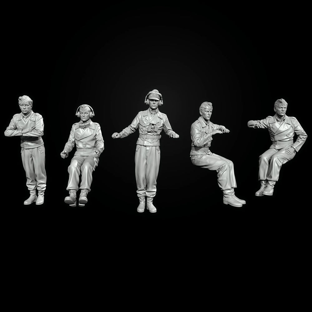 1/35 Modern Military Squad, 5 Figures, Resin Model Figure Kit, Unassembled and Unpainted