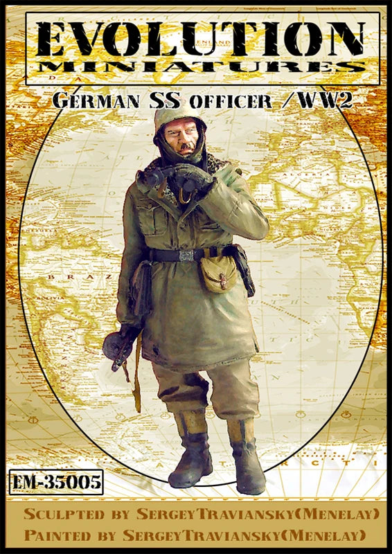 WWII German Officer — 1/35 Resin Figure