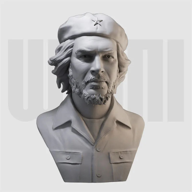 1/10 Cold War Che Guevara with Star Headband, Resin Model Bust Kit, Unassembled and Unpainted