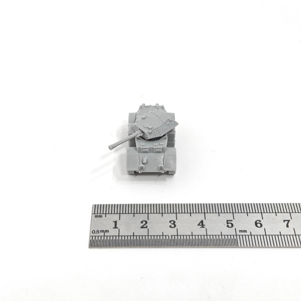 1/144 WWII British Staghound Mk III Armored Car, Resin Model Vehicle Kit, Unassembled and Unpainted