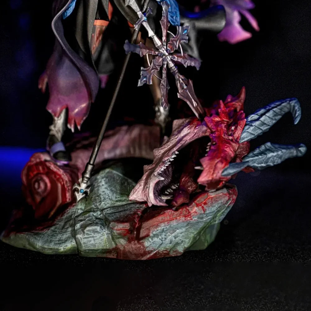 Dark Fantasy Black Jeanne, Resin Model Figure Kit, Fantasy Theme, Unassembled and Unpainted