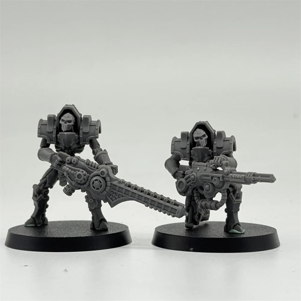 Astronet Heavy Infantry, 16 Figures, Resin Model Figure Kit, Fantasy Theme, Unassembled and Unpainted