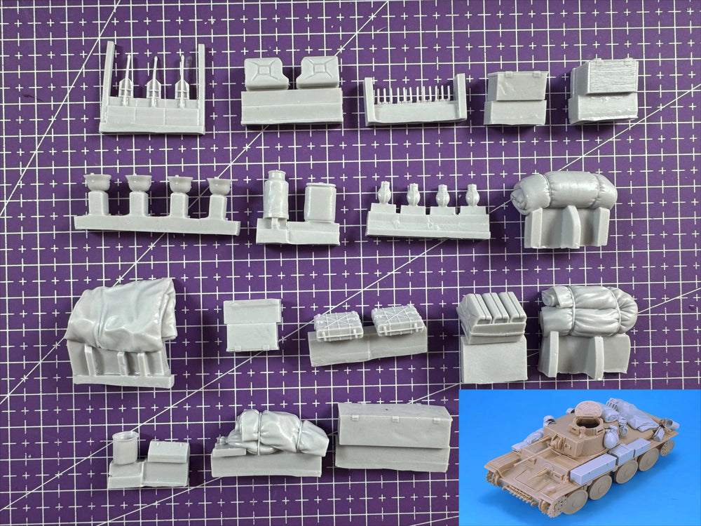 1/35 WWII German Pz. Kpfw. 38(t), Resin Model Vehicle Kit, Unassembled and Unpainted