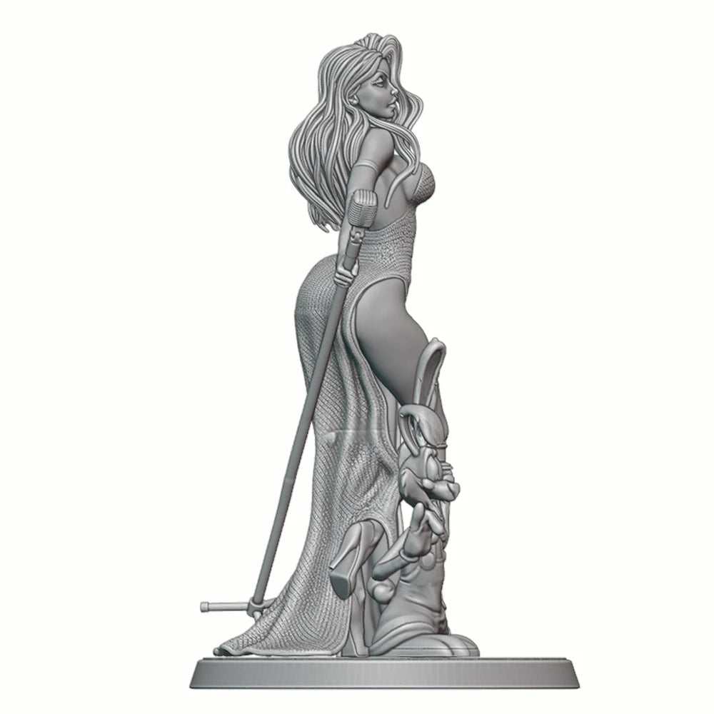 1/24 Performer with Companions, 2 Figures, Resin Model Figure Kit, Unassembled and Unpainted