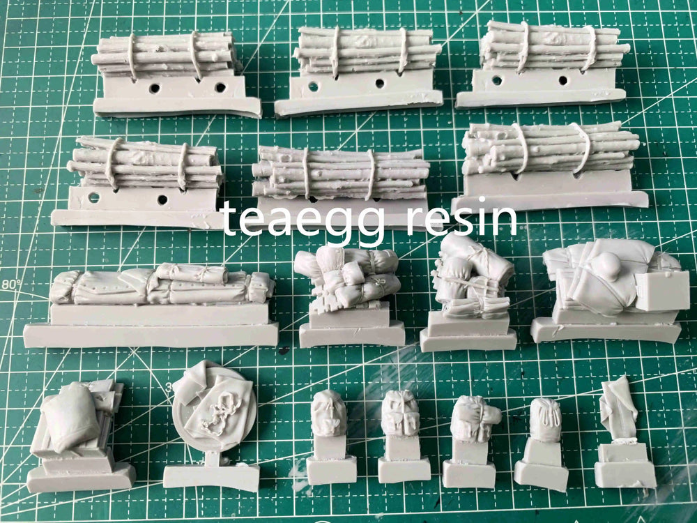 1/35 WWII German Tiger I Tank with Zimmerit, Resin Model Vehicle Kit, Unassembled and Unpainted