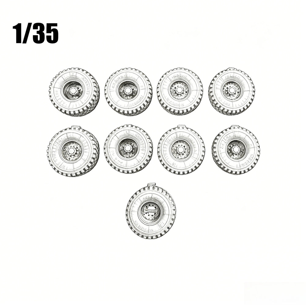 1/35 Modern M977 HEMTT, Resin Model Vehicle Kit, Unassembled and Unpainted