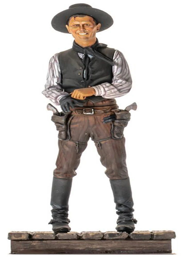 1/32 American Civil War Cowboy Gunslinger, Resin Model Figure Kit, Unassembled and Unpainted