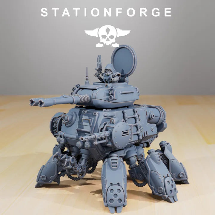 Scavenger Quadrupedal Tank, Resin Model Vehicle Kit, Sci-Fi Theme, Unassembled and Unpainted
