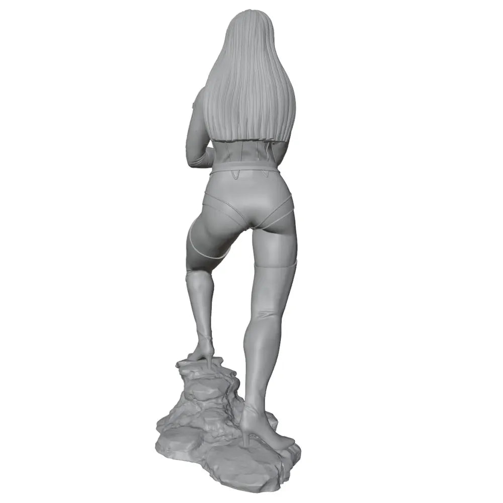 1/24 Stylized Female Pinup, Resin Model Figure Kit, Unassembled and Unpainted