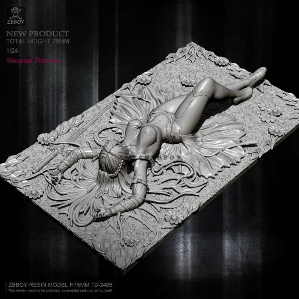 75mm Princess Nightmare, Resin Model Figure Kit, Unassembled and Unpainted