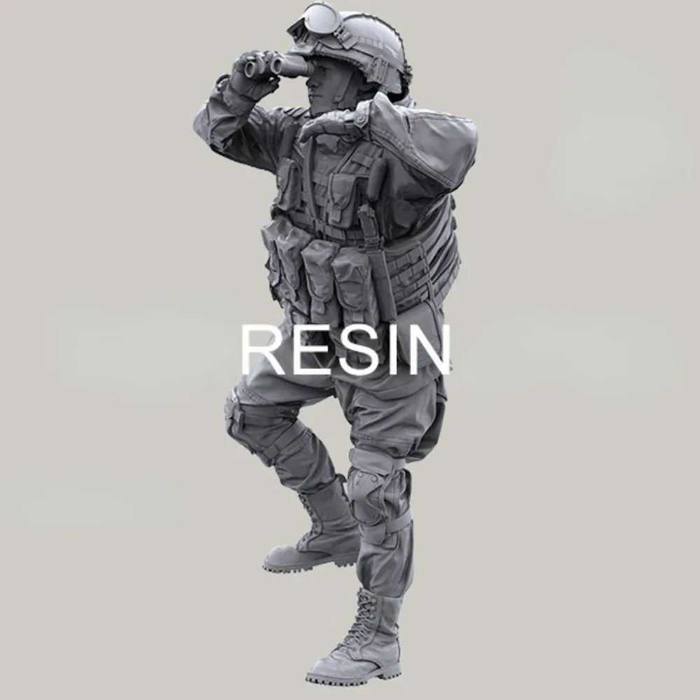 1/35 Modern Tactical Operator Helmet Communication, Resin Model Figure Kit, Unassembled and Unpainted