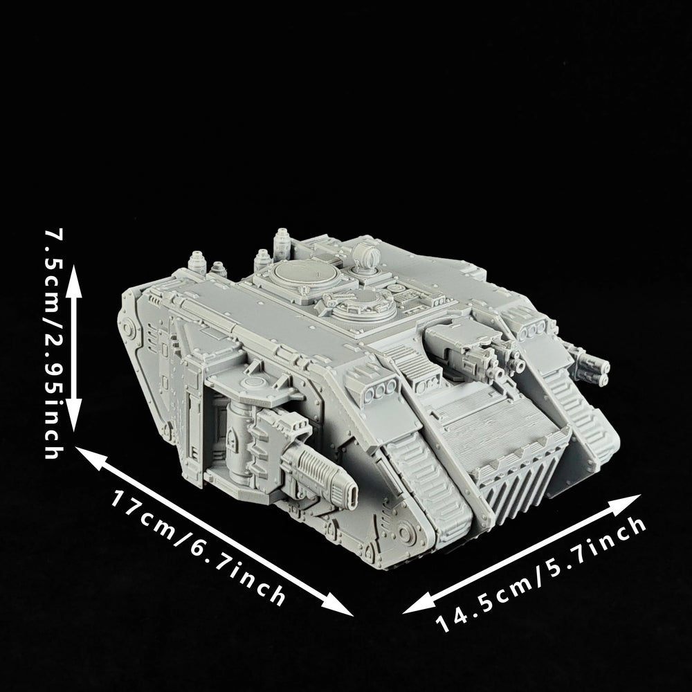 28mm Battle Tank, Resin Model Vehicle Kit, Sci-Fi Theme, Unassembled and Unpainted