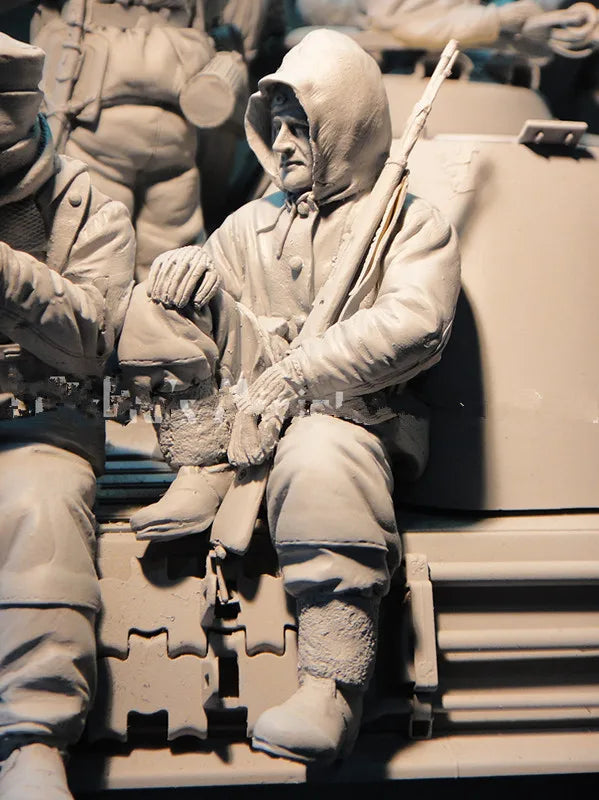 1/16 Modern Military, 4 Figures, Resin Model Figure Kit, Unassembled and Unpainted