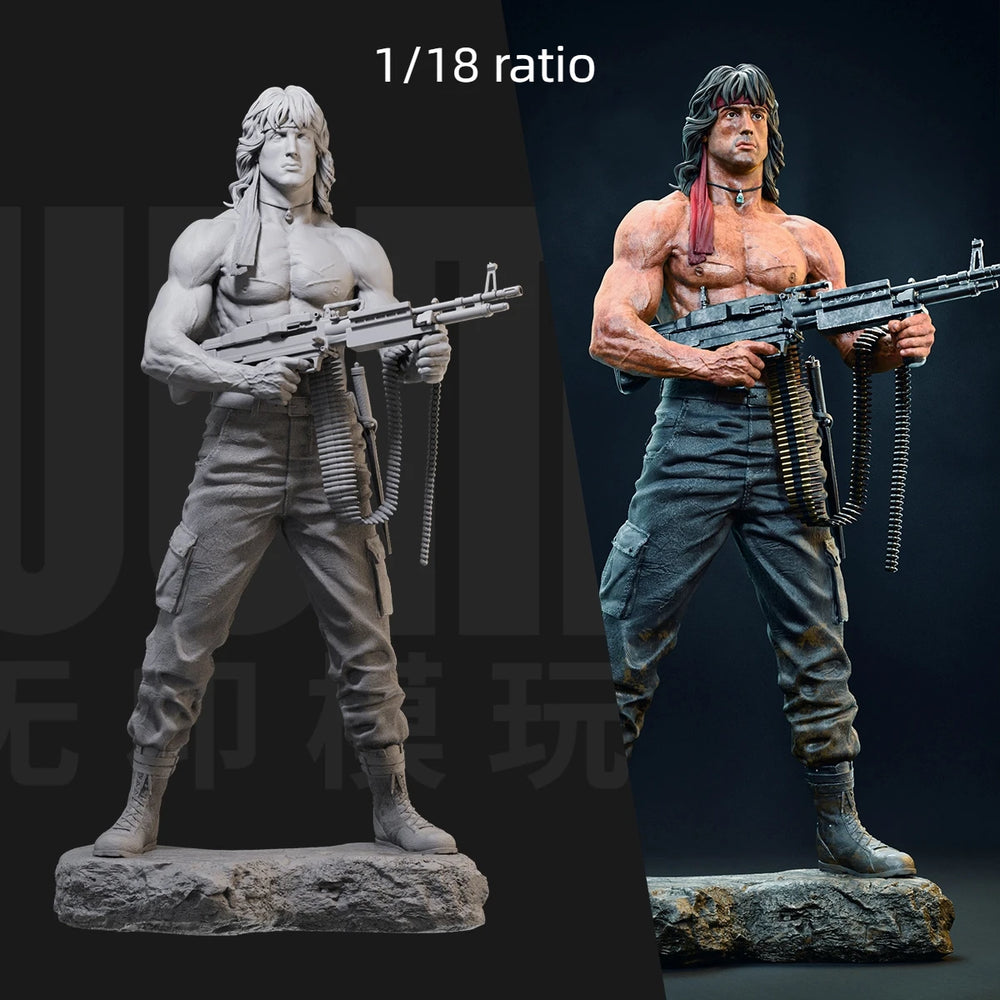 1/24 Modern Tactical Operator in Cap, Resin Model Figure Kit, Unassembled and Unpainted