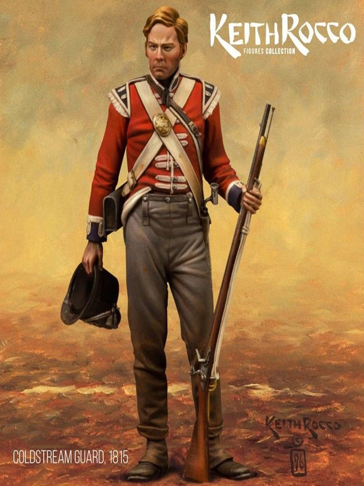1/24 Napoleonic French Guard, Resin Model Figure Kit, Unassembled and Unpainted