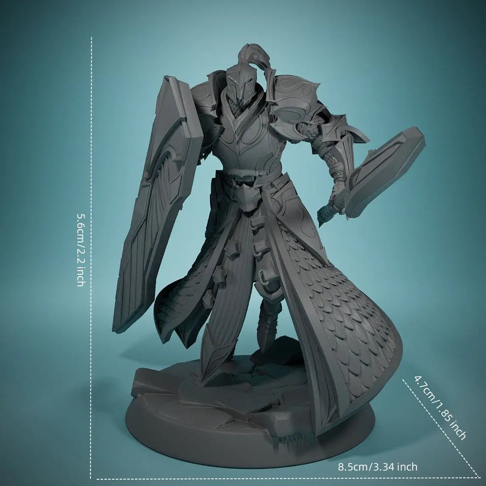 56mm Elven Guard Warrior, Resin Model Figure Kit, Fantasy Theme, Unassembled and Unpainted