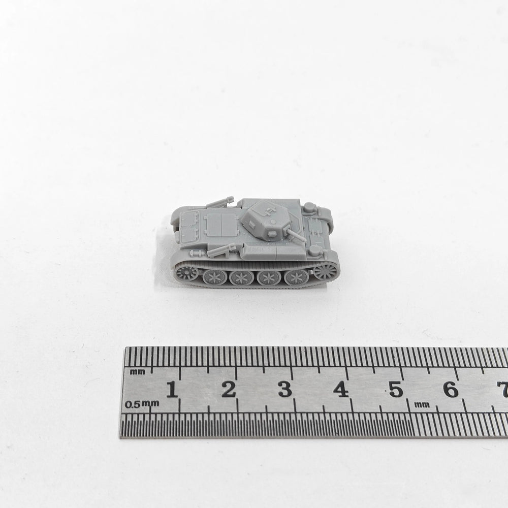 1/144 WWII Panzerkampfwagen II Ausf. (F), Resin Model Vehicle Kit, Unassembled and Unpainted
