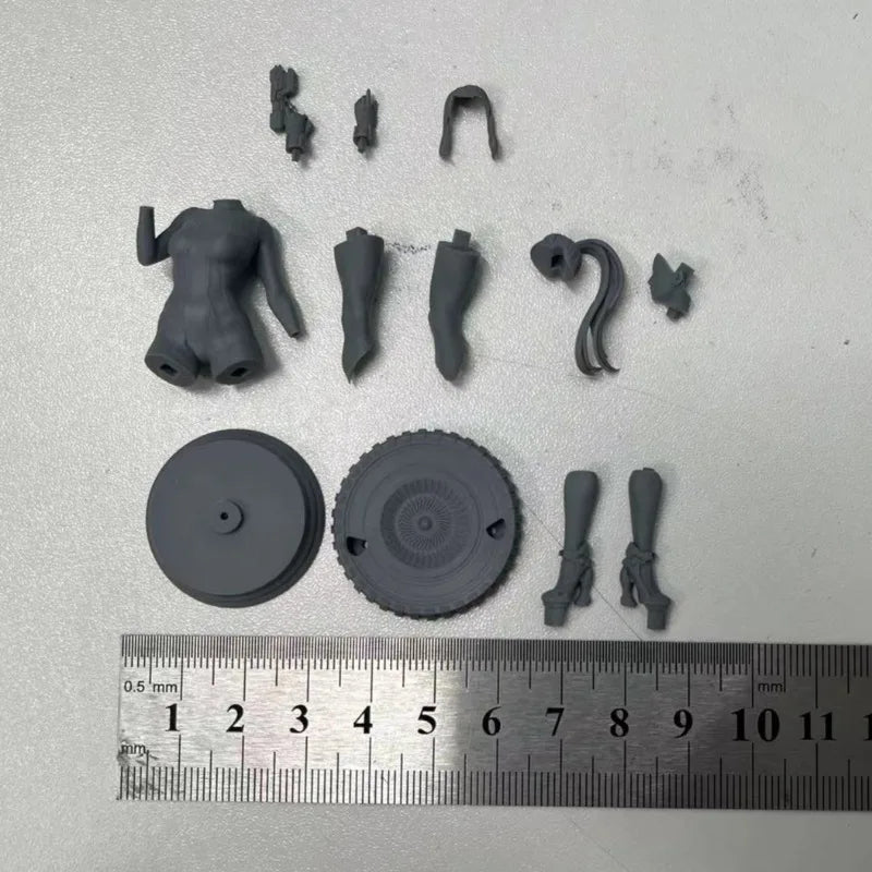 1/24 Operative with Energy Cannon, Resin Model Figure Kit, Sci-Fi Theme, Unassembled and Unpainted