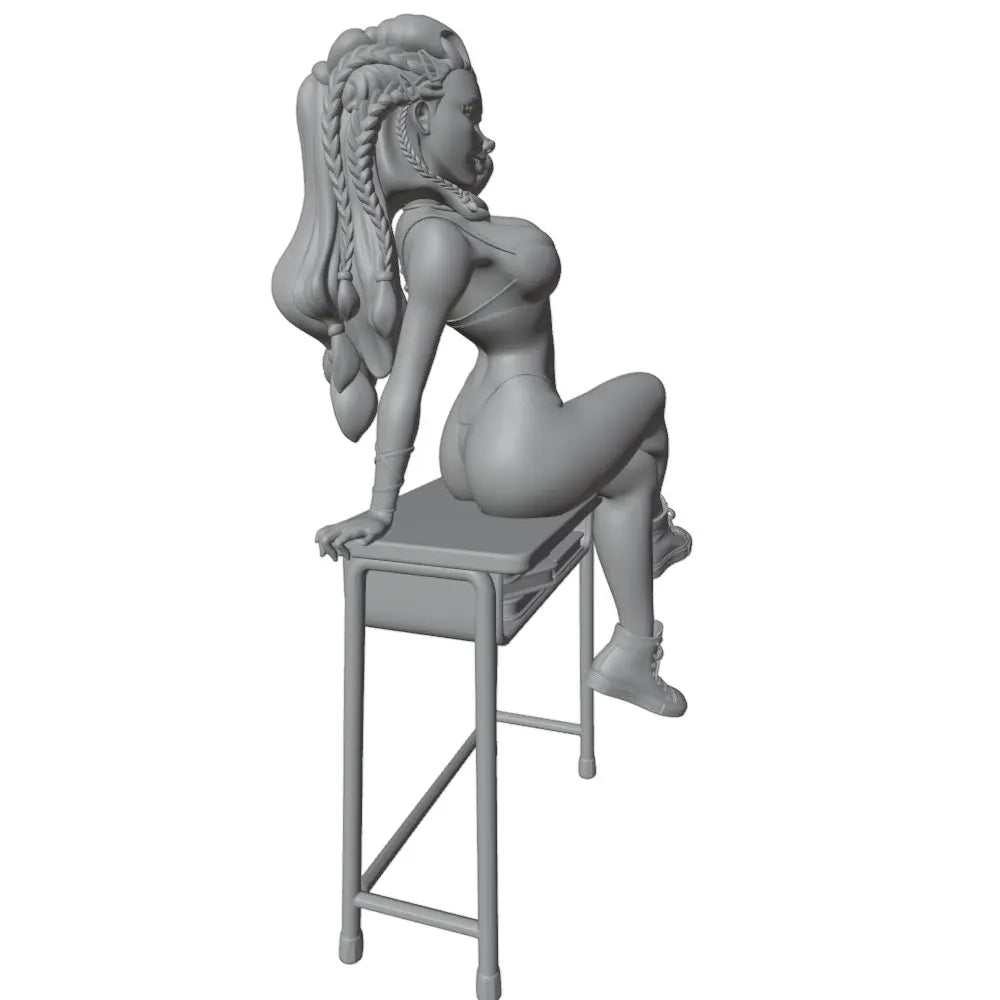 175mm Pin-up Female, Resin Model Figure Kit, Unassembled and Unpainted