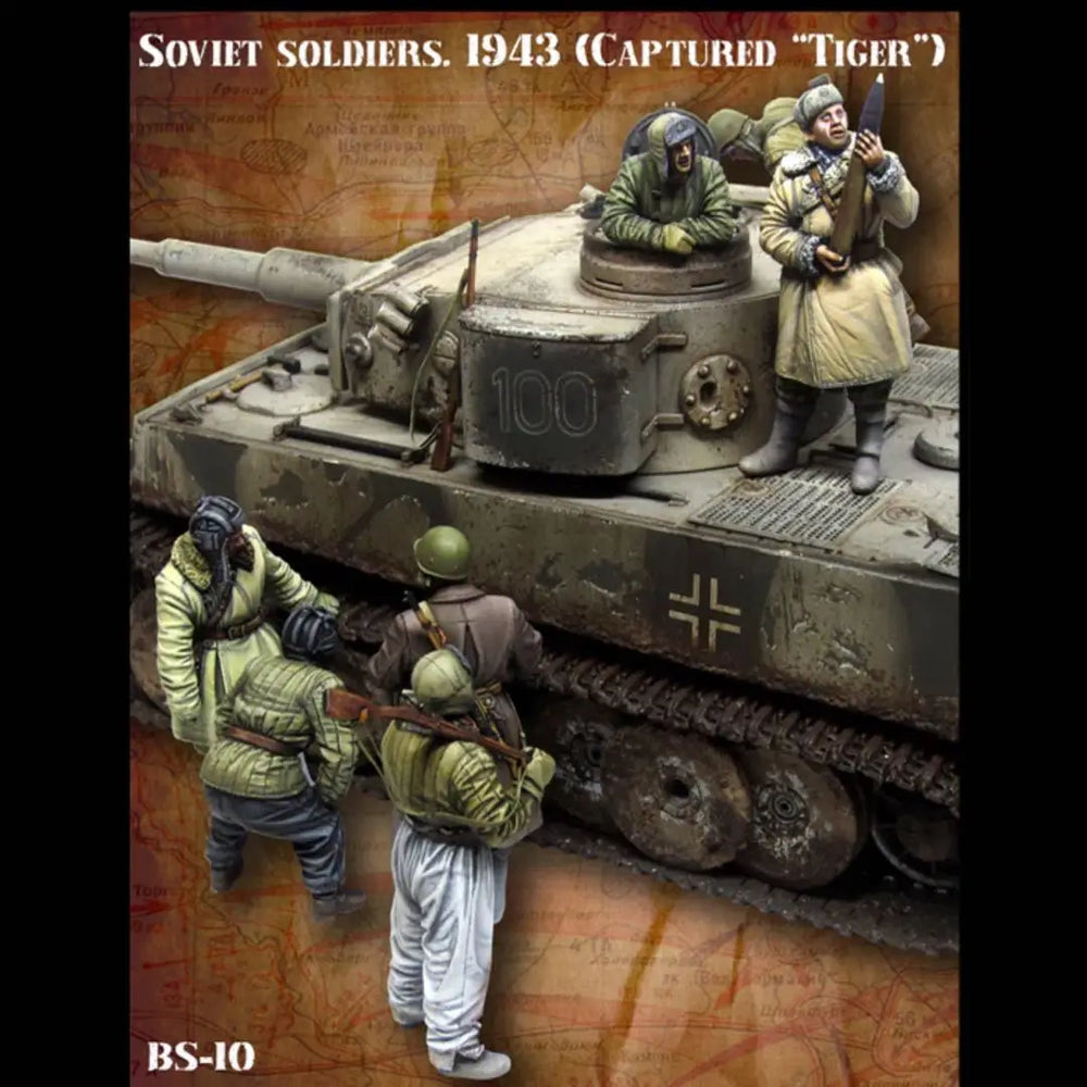 1/35 WWII Soviet Infantry Squad Assaulting, 12 Figures, Resin Model Diorama Kit, Unassembled and Unpainted