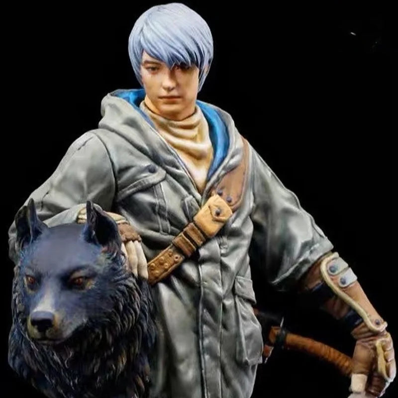 1/10 Sword God, 2 Figures, Resin Model Figure Kit, Fantasy Theme, Unassembled and Unpainted
