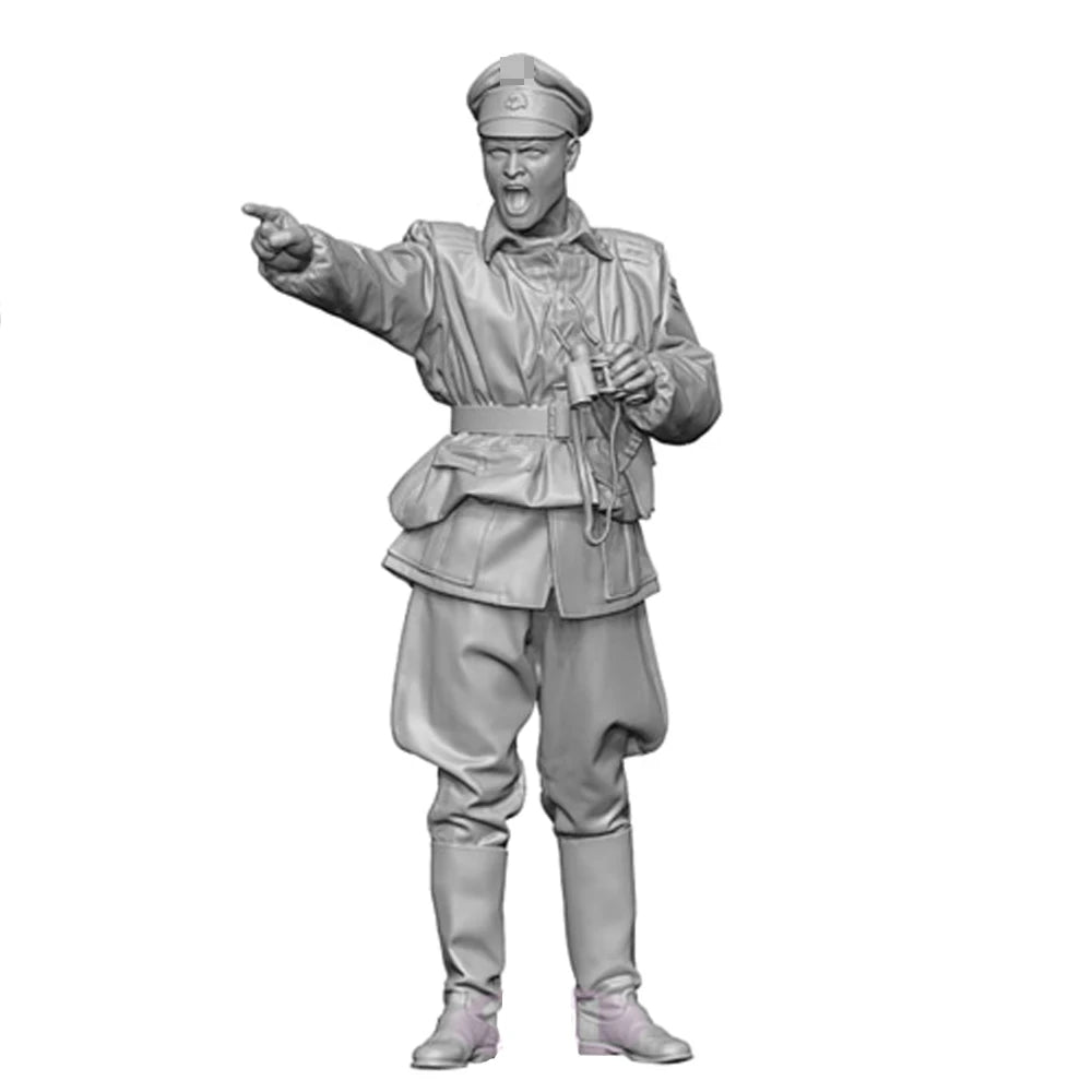 1/35 WWII German Infantry Assault Squad, 6 Figures, Resin Model Figure Kit, Unassembled and Unpainted