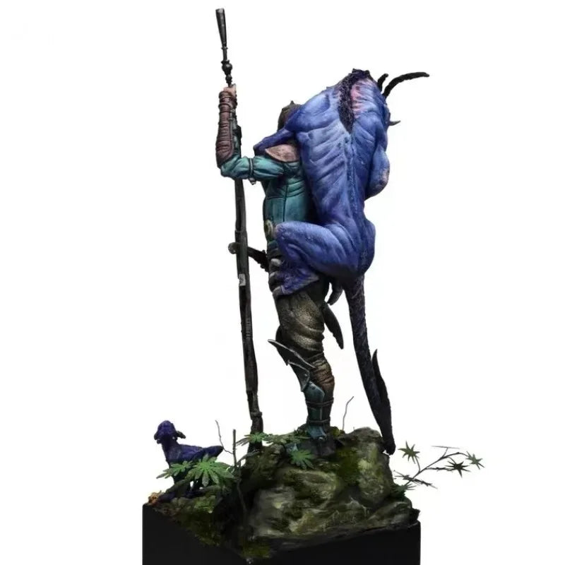 1/24 Demon Warrior with Great Horns, Resin Model Figure Kit, Fantasy Theme, Unassembled and Unpainted