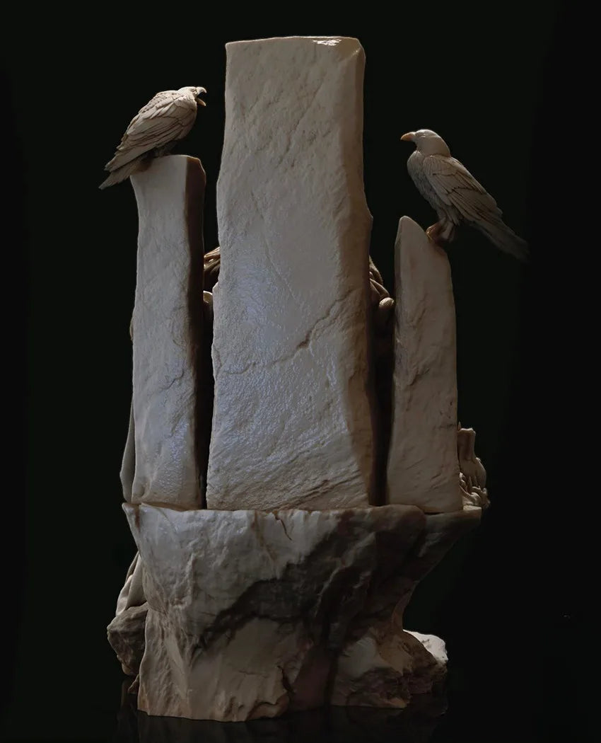 1/24 The Morrigan Celtic Goddess, Resin Model Figure Kit, Mythology Theme, Unassembled and Unpainted