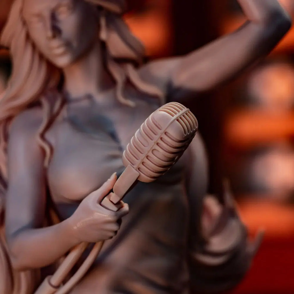 Showgirl Performer, Resin Model Figure Kit, Unassembled and Unpainted