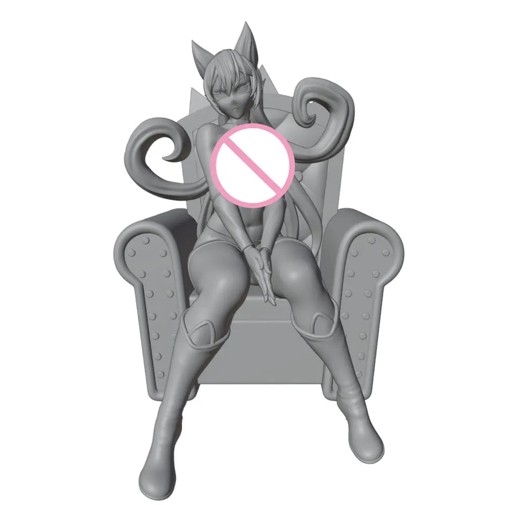 75mm Fantasy Pinup Demon, Resin Model Figure Kit, Unassembled and Unpainted