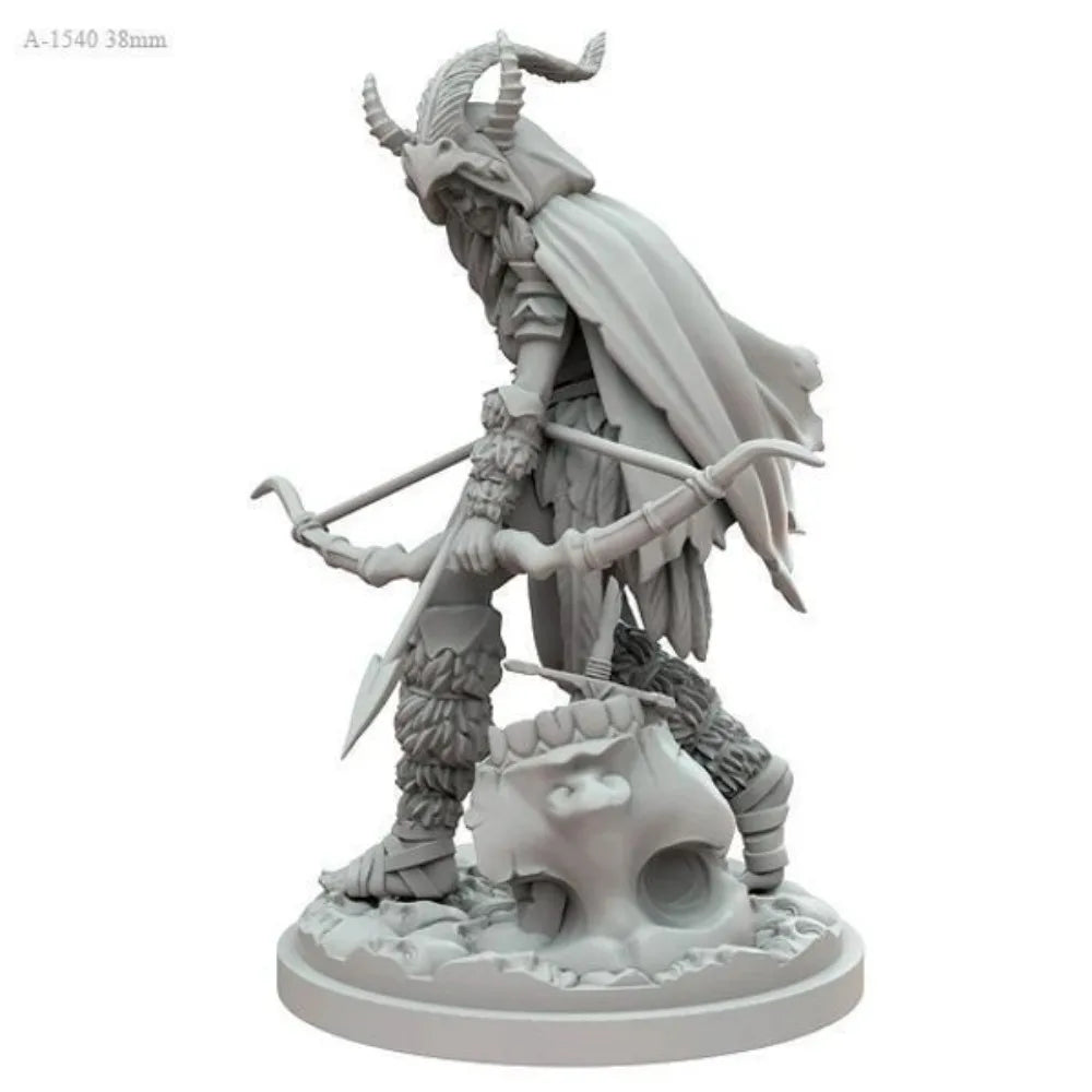 1/48 Female Archer Warrior, Resin Model Figure Kit, Fantasy Theme, Unassembled and Unpainted