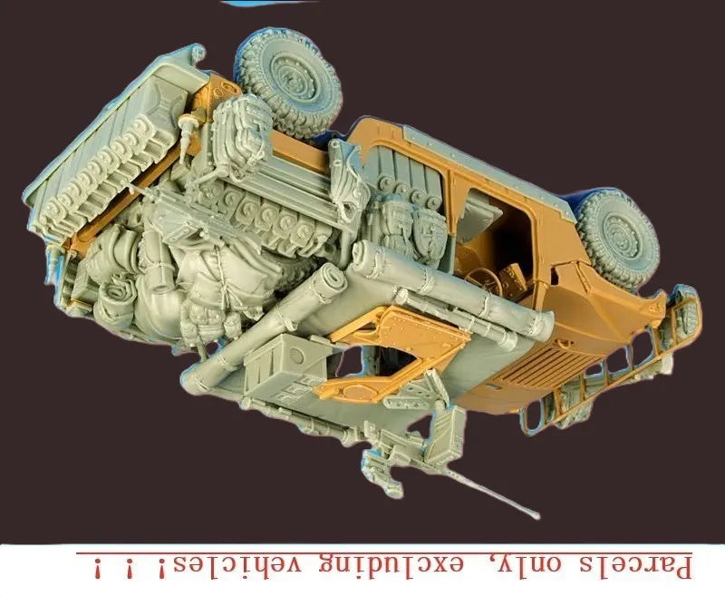 1/35 WWII Jeep Stowage Equipment, Resin Model Accessory Kit, Unpainted