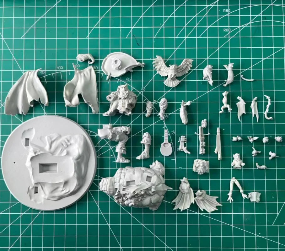 1/24 Storyteller, Resin Model Figure Kit, Fantasy Theme, Unassembled and Unpainted