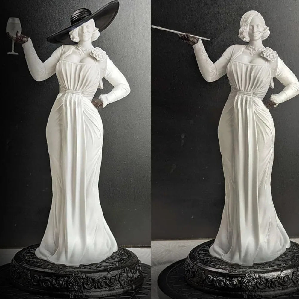 1/10 Alcina Dimitrescu, Resin Model Figure Kit, Fantasy Theme, Unassembled and Unpainted