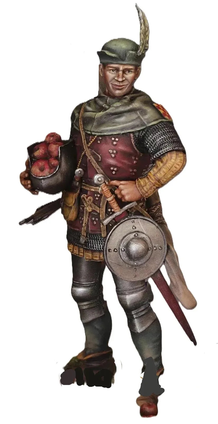 1/24 Medieval Fantasy Medieval Barbarian, Resin Model Figure Kit, Unassembled and Unpainted